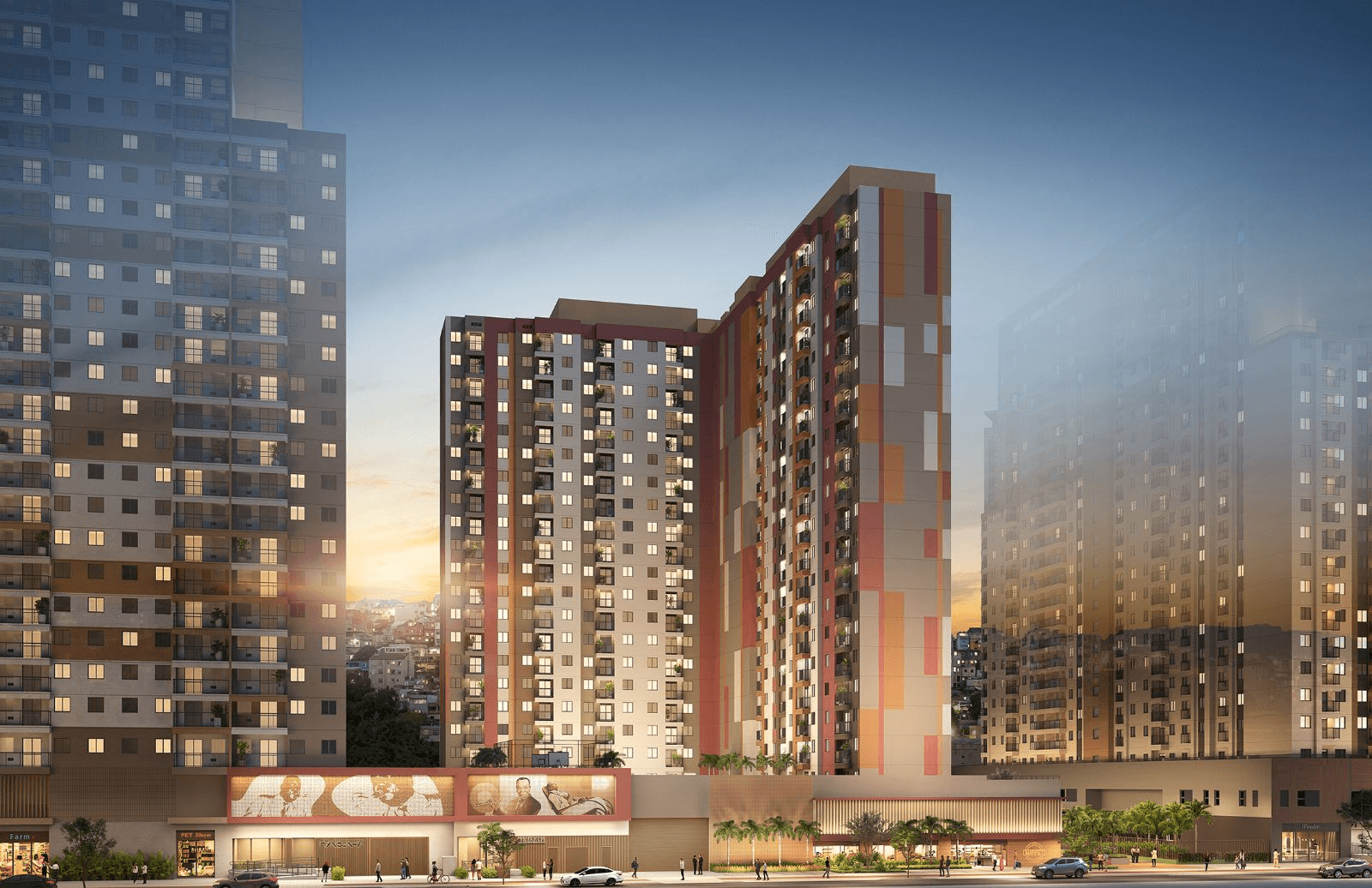 Fachada do empreendimento  Residencial Pixinguinha 